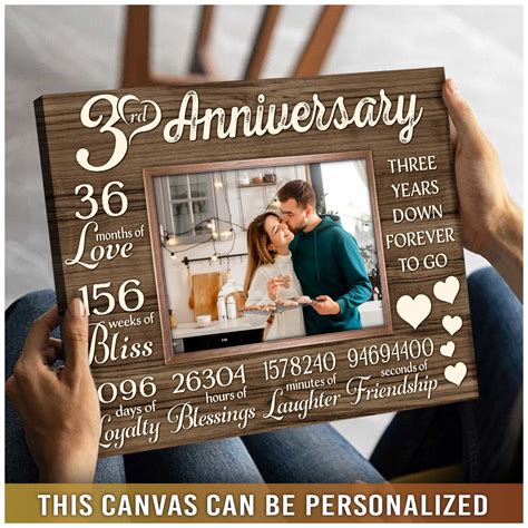 3rd anniversary present for husband